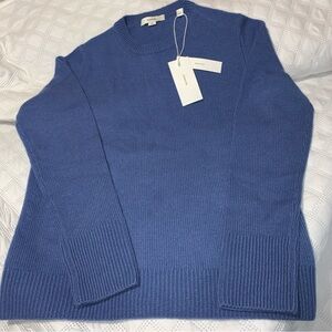 Vince Cashmere Classic Crew Neck SweaterStyle (# V957479434 River) Size M NWT